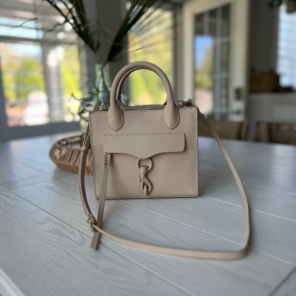 Rebecca Minkoff Megan Mini Tote in stone